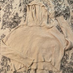 aerie offline knit hoodie